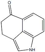 1,3,4,5-tetrahydrobenzo[CD]indole-5-one 化学構造式