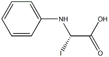 2-碘-D-苯甘氨酸,,结构式