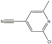 2-氯-6-甲基-异烟腈,,结构式