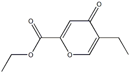 4-氧代-4H-吡喃-2,5-羧酸二乙酯 结构式