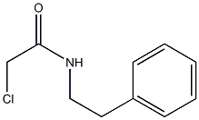 N-(2-苯基)乙基氯乙酰胺 结构式