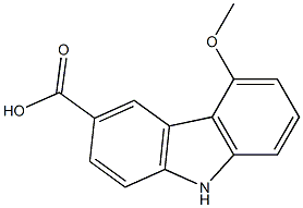 5-methoxycarbazole-3-carboxylic acid Structure