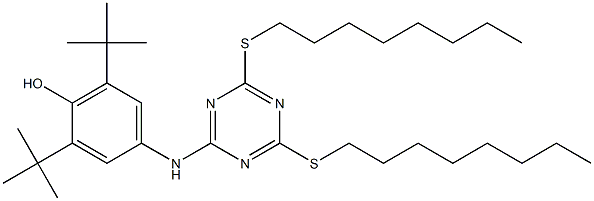 6-(4-Hydroxy-3,5-di-tert-butylphenylamino)-2,4-di-n-octylthio-1,3,5-triazine|6-(4-羟基-3,5-二叔丁基苯氨基)-2,4-二正辛硫基-1,3,5-三嗪