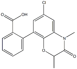 Methyl 6-chloro-4-methyl-3,4-dihydro-3-oxo-2H-1,4-benzoxazine-8-benzoate