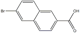 6-溴-2-萘酸,,结构式