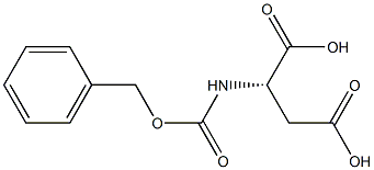 CBZ-L-aspartic acid Struktur