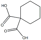 Trans-1,4-cyclohexyl dicarboxylic acid Structure