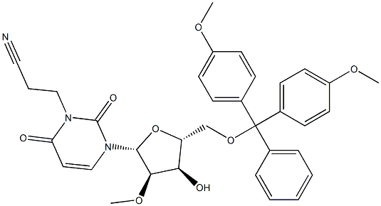 N3-Cyanoethyl-5'-O-(4,4'-dimethoxytrityl)-2'-O-methyluridine