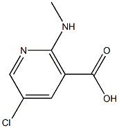 5-Chloro-2-methylamino-nicotinic acid Structure