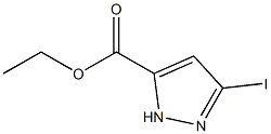 5-Iodo-2H-pyrazole-3-carboxylic acid ethyl ester Struktur