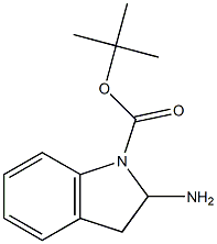 tert-butyl 2-aminoindoline-1-carboxylate Struktur
