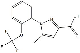  5-methyl-1-(2-(trifluoromethoxy)phenyl)-1H-pyrazole-3-carboxylic acid