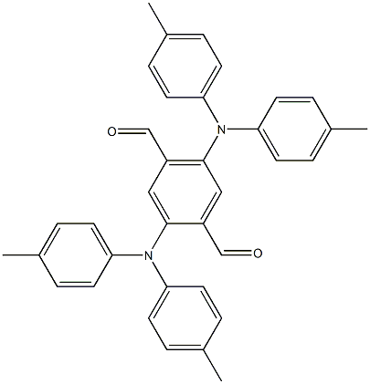 2,5-Bis(di-p-tolylamino)terephthalaldehyde Structure