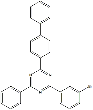 2-([1,1'-Biphenyl]-4-yl)-4-(3-bromophenyl)-6-phenyl-1,3,5-triazine