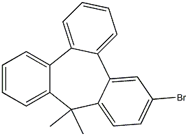 6-Bromo-9,9-dimethyl-9H-tribenzo[a,c,e]cycloheptene Struktur