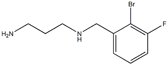 (3-Aminopropyl)[(2-bromo-3-fluorophenyl)methyl]amine,,结构式