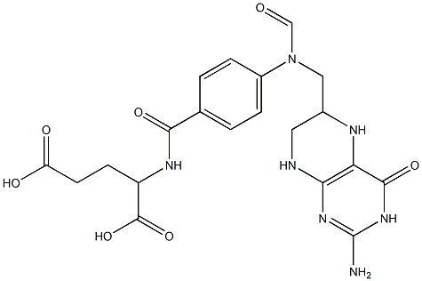 10-Formyl-5,6,7,8-tetrahydro Folic Acid (Technical Grade) Struktur