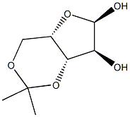 3,5-O-Isopropylidene-a-L-xylofuranose Structure