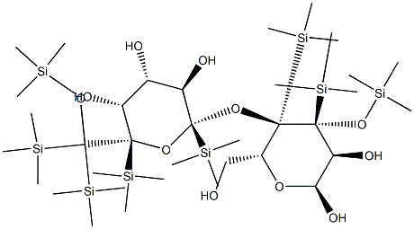 Octatrimethylsilyl D-Lactose,,结构式