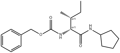 N-Cyclopentyl L-Z-Isoleucinamide Structure