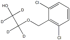 2-[(2,6-Dichlorobenzyl)oxy]ethanol-d4,,结构式