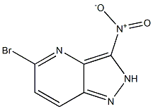 5-Bromo-3-nitro-2H-pyrazolo[4,3-b]pyridine,,结构式