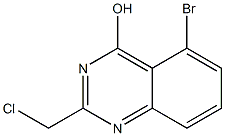 5-Bromo-2-chloromethyl-quinazolin-4-ol,,结构式