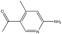 1-(6-Amino-4-methyl-pyridin-3-yl)-ethanone Structure