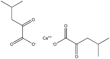 A-ketoleucine calcium Structure