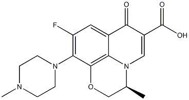 左氧氟沙星杂质12,,结构式