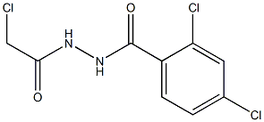 2,4-Dichloro-N'-(2-chloroacetyl)benzohydrazide Structure