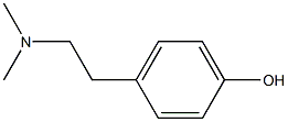 N,N-dimethyltyramine Structure