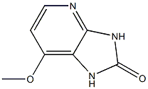 7-Methoxy-1,3-dihydro-imidazo[4,5-b]pyridin-2-one 化学構造式