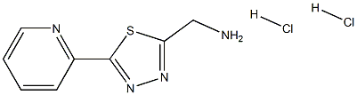 (5-(pyridin-2-yl)-1,3,4-thiadiazol-2-yl)methanamine dihydrochloride|