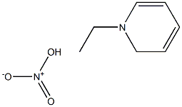 1-乙基吡啶硝酸盐,,结构式
