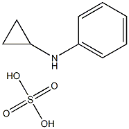 Phenylcyclopropylamine sulfate 化学構造式