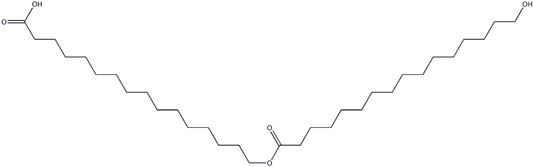 16-HYDROXYHEXADECANOIC ACID 16-羟基十六酸, , 结构式