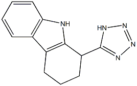 1-(1H-TETRAZOL-5-YL)-2,3,4,9-TETRAHYDRO-1H-CARBAZOLE Structure