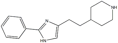 4-[2-(2-PHENYL-1H-IMIDAZOL-4-YL)-ETHYL]-PIPERIDINE,,结构式