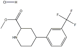  METHYL 4-(3-(TRIFLUOROMETHYL)PHENYL)PIPERIDINE-2-CARBOXYLATE HYDROCHLORIDE