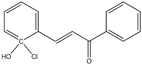 2Hydroxy-2-ChloroChalcone 化学構造式