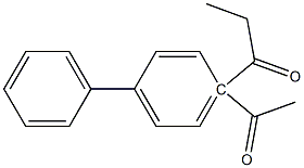 4-Propoyl-4Acetylbiphenyl 结构式