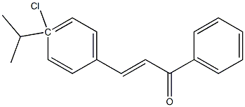 4Isopropyl-4-ChloroChalcone Structure