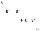 Ammonium pentasulfide 结构式