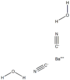 Barium cyanide dihydate 化学構造式