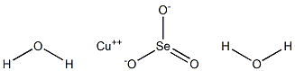 Copper(II) selenite dihydrate 结构式