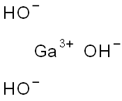 Gallium hydroxide 化学構造式