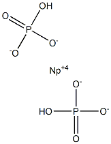 Neptunium(IV) hydrogen orthophosphate 结构式
