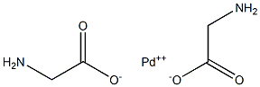 Palladium(II) diglycine 结构式