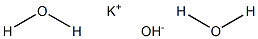 Potassium hydroxide dihydrate Structure